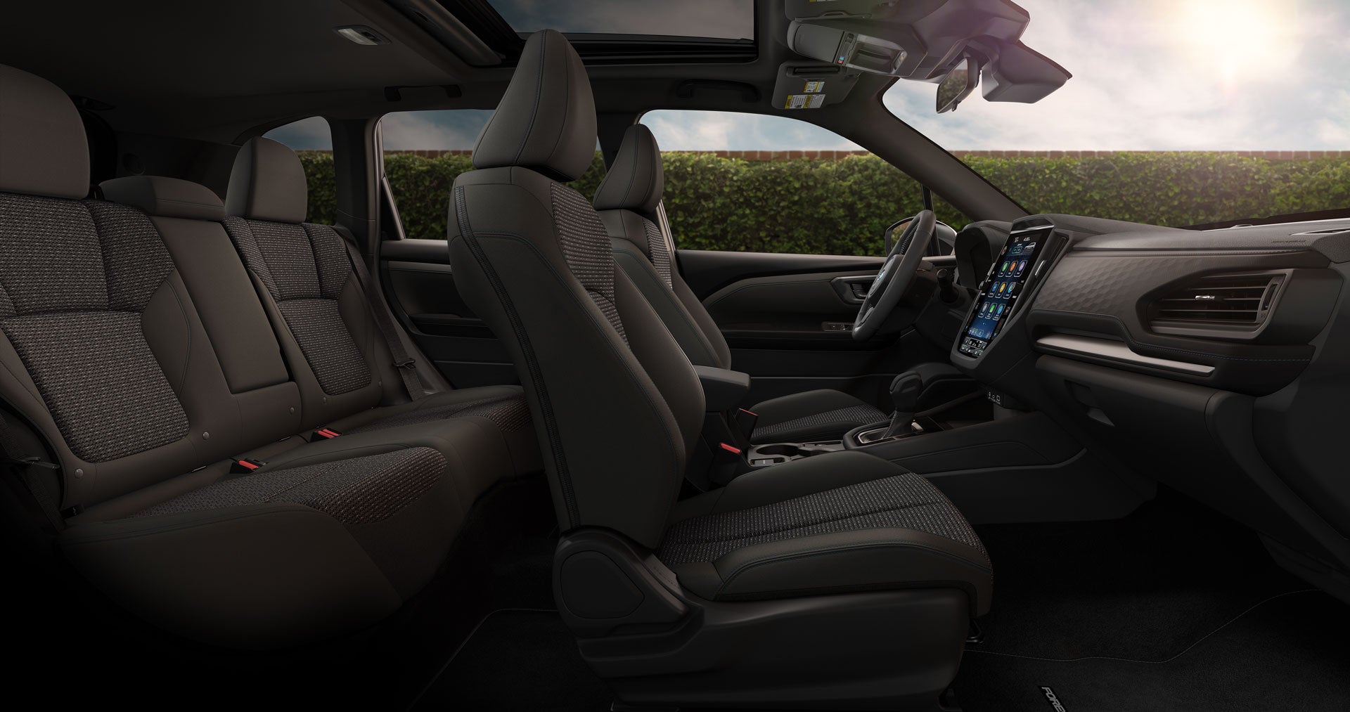 2025 Subaru Forester Premium Shown in Premium Black Cloth