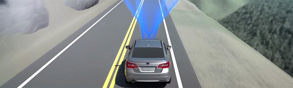 Subaru Lane Departure and Sway Warning with Lane Keep Assist