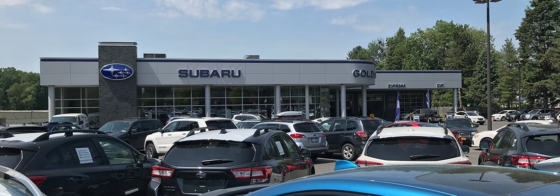 Outside of dealership - Goldstein Subaru in Latham NY
