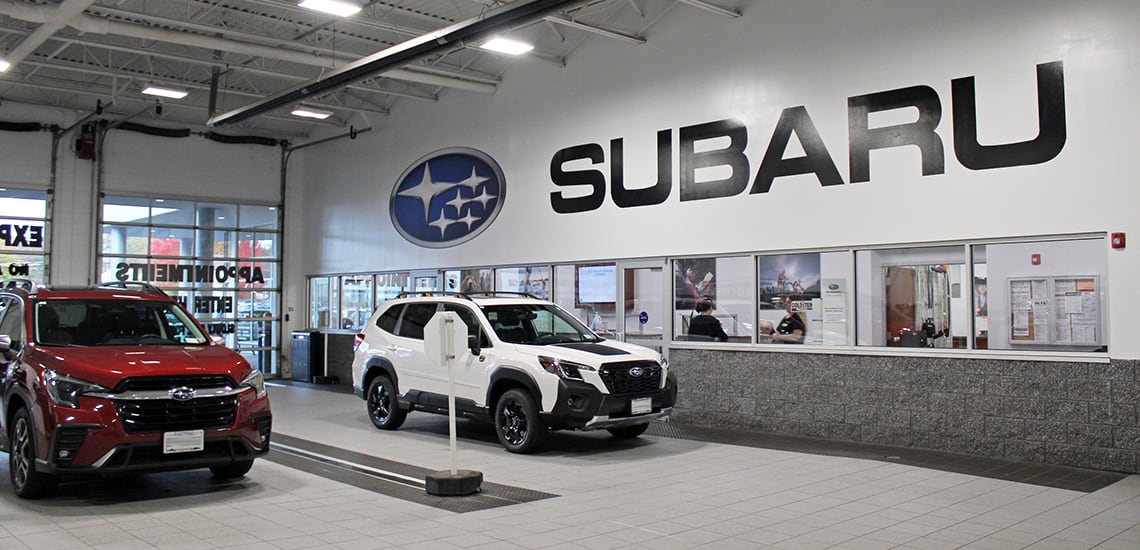 photo of Goldstein Subaru Service Department interior drive