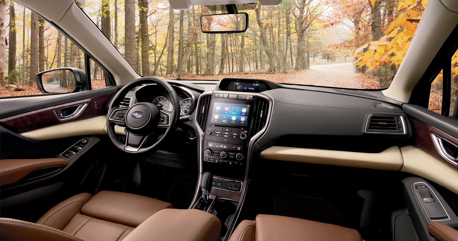 2022 Subaru Ascent interior, dash and infotainment