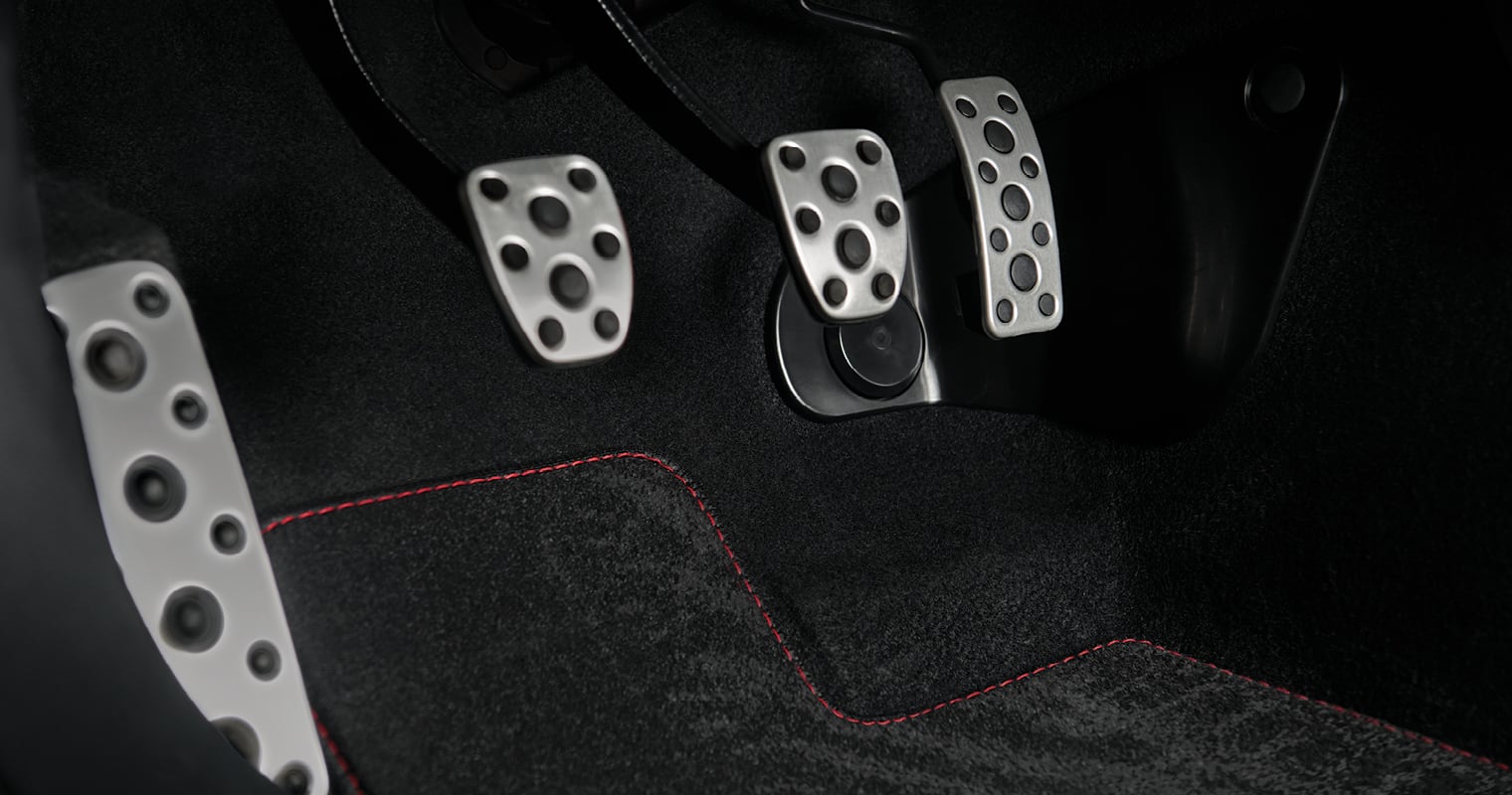 2022 Subaru BRZ pedal controls