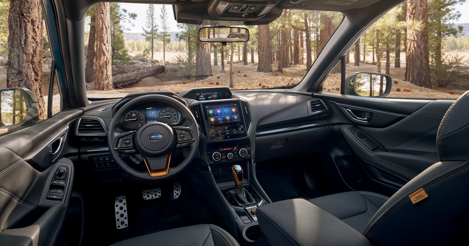 2022 Subaru Forester dashboard and infotainment