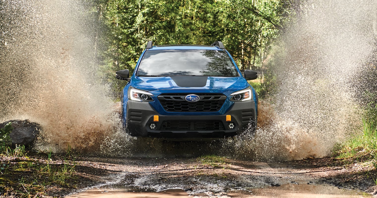 2022 Subaru Outback Wilderness Edition in the mud