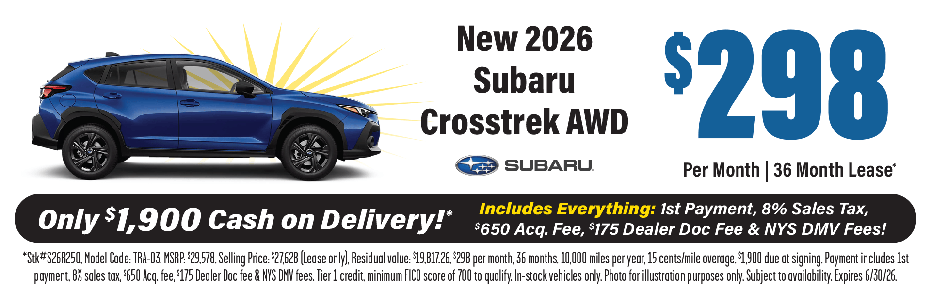 Subaru Crosstrek Lease