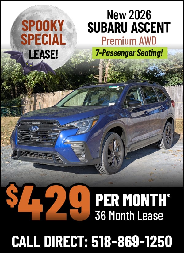 Lease a New 2026 Subaru Ascent Premium 7-Pass AWD for Only $429 Per Month!*